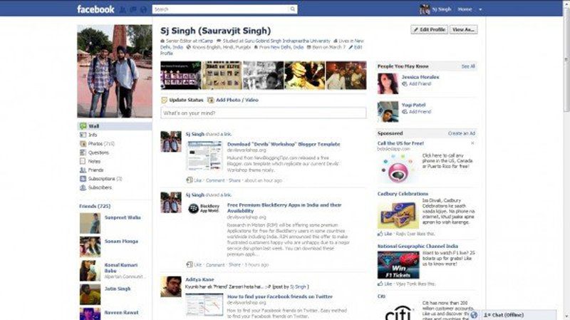 facebook profily 2010