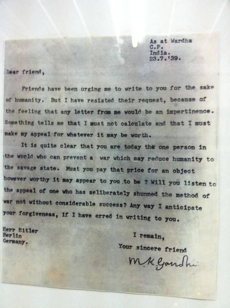 gandhi hitler
