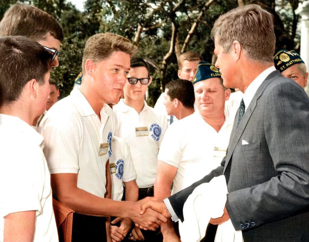 bill clinton a jfk
