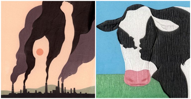 Zaujímavé ilustrácie zobrazujúce sociálne a politické problémy