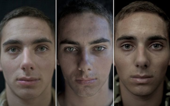 14 Vojakov bolo vyfotografovaných pred počas a po vojne