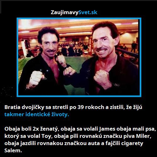 Nepoznali sa ale žili (skoro) rovnaké životy