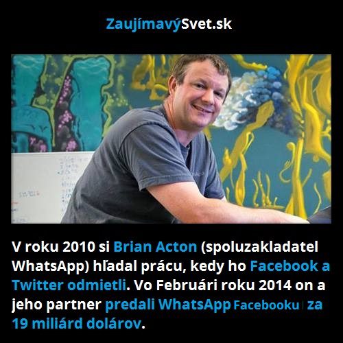 Zakladatel WhatsApp
