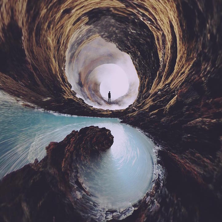 Fantazmagorické fotografie Nate Hilla ako portál do iného sveta