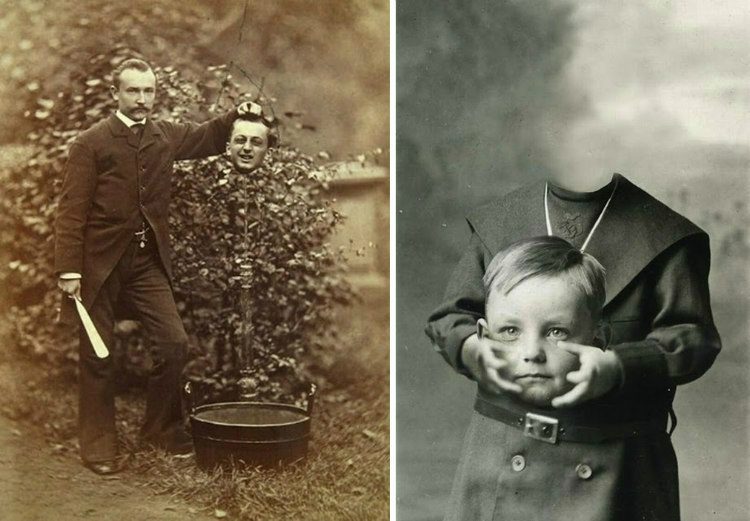18 bezhlavých potrétov, ktoré vznikli dávno pred vydaním Photoshopu