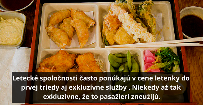 Chlapík si kúpil letenku do prvej triedy a šikovným trikom jedol celý rok jedlo ZDARMA – následne lístok reklamoval a všetky peniaze mu vrátili