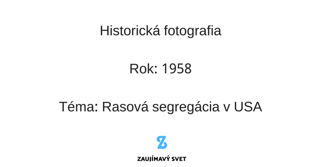 Historická foto [1958] : 19 ročný David sa priblížil k bazénu, ktorá bola určená pre deti „inej farby pleti“, kúpalisko následne uzavreli