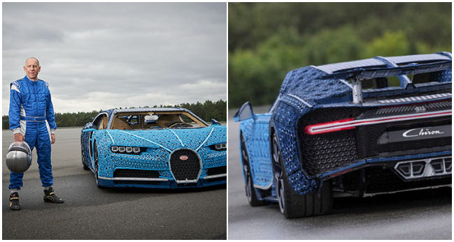 LEGO postavilo repliku auta Bugatti Chiron s viac ako 1 000 000 kúskov a čo viac, auto je pojazdné!