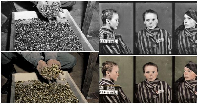 Chlapík prerobil čiernobiele fotografie holokaustu na farebné a snaží sa nimi poukazovať na temnú minulosť, aby sa už nikdy neopakovala