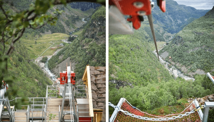 V Nórsku sa môžu pochváliť takouto skvelou zipline dráhou, ktorá vás prenesie ponad krásne vodopády, hory a fjordy rýchlosťou 100 km/h!