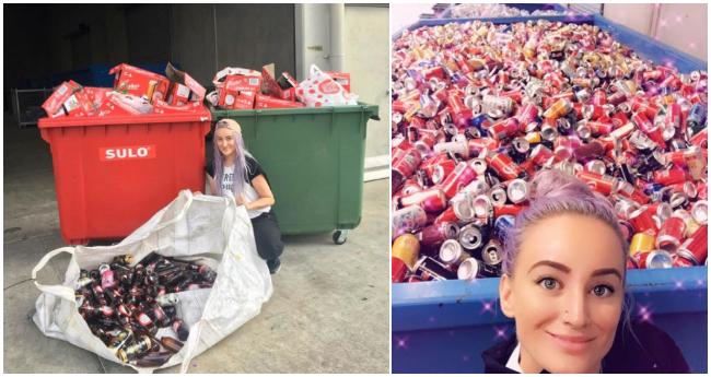 Zbierajú plastové fľaše a plechovky, ktoré recyklujú za 10 centov, aby si mohli zaplatiť svadbu snov