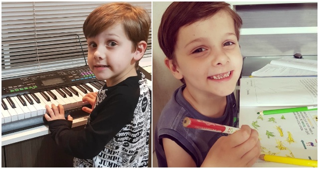 Od útleho detstva trpí silným autizmom. Dnes má 7 rokov a ovláda 9 jazykov, skladá vlastné piesne a hrá na hudobné nástroje