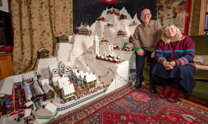 Manželia budujú stavby z LEGA už 25 rokov, no tento rok postavili najúchvatnejšie dielo