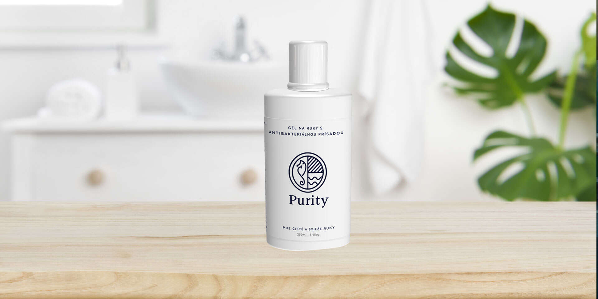antibakterialny gél purity
