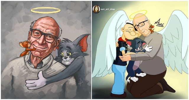 Legendárny tvorca Toma a Jerryho, Gene Deitch zomrel vo veku 95 rokov a takto mu vzdali hold umelci z celého sveta