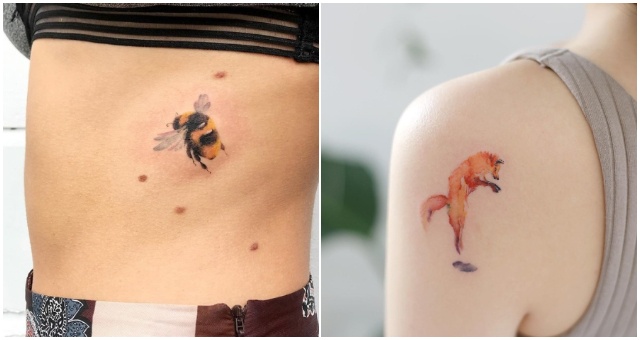 Tieto umenia na koži sú také jemné a krehké, akoby sa mali postupne vytratiť, ak na ne čo i len kvapnete vodu