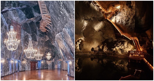 Soľná baňa Wieliczka leží neďaleko Krakova a považuje sa za najkrajšiu v celej Európe