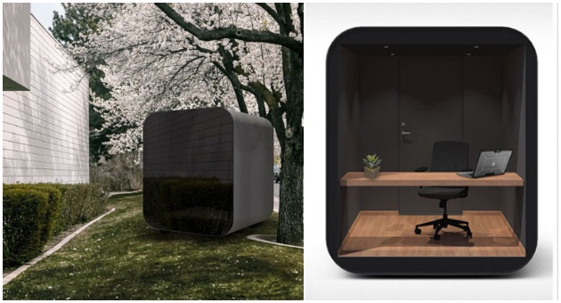 Nazývajú to „Studypod“ a ide o malú kanceláriu, ktorú môžete umiestniť kdekoľvek na dvore či záhrade