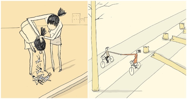 Izraelčan upútal pozornosť ľudí svojimi ilustráciami bežných životných situácií, ktoré povedia viac ako 1000 slov