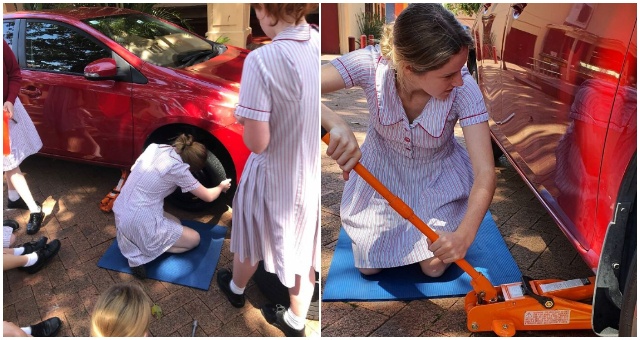Na strednej škole v Sydney učia tínedžerky základnú údržbu automobilov a odozva je ohromná