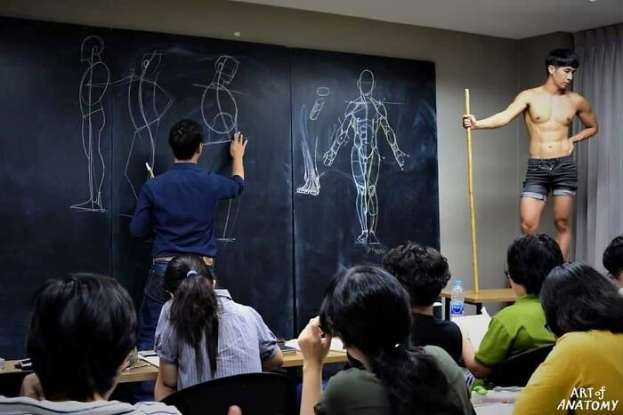 Takto vyzerá škola anatomického kreslenia v Thajsku