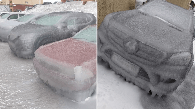 V Rusku panuje mimoriadne počasie, ktoré sa takto hrá na umelca