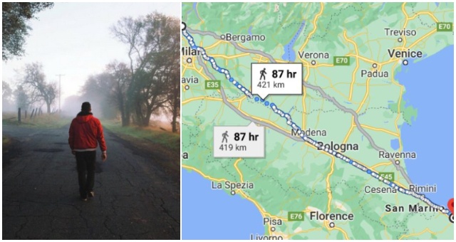 Muž po hádke s manželkou odišiel z domu a našli ho po týždni 420 km od domu. Celú trasu prešiel peši