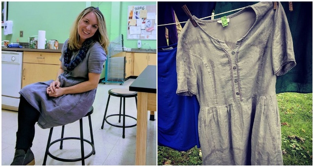 Učiteľka sa rozhodla nosiť to isté oblečenie po dobu 100 dní, aby sa ľudia zamysleli nad svojim správaním