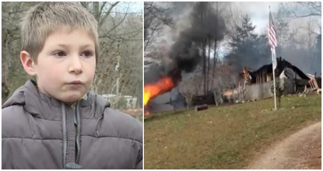 Iba 7-ročný chlapec skočil do horiaceho domu cez okno, aby zachránil svoju sestru