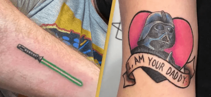 Najčastejším filmom, ktorý si ľudia nechávajú tetovať na kožu je Star Wars