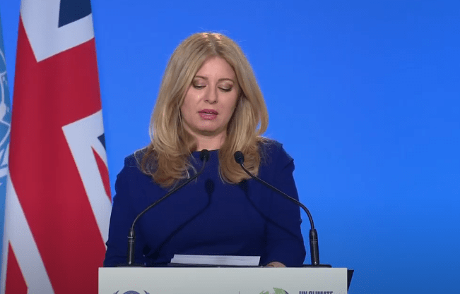 Prezidentka Zuzana Čaputová: Mladá generácia vie, že nám dochádza čas a politikom už dochádzajú výhovorky.