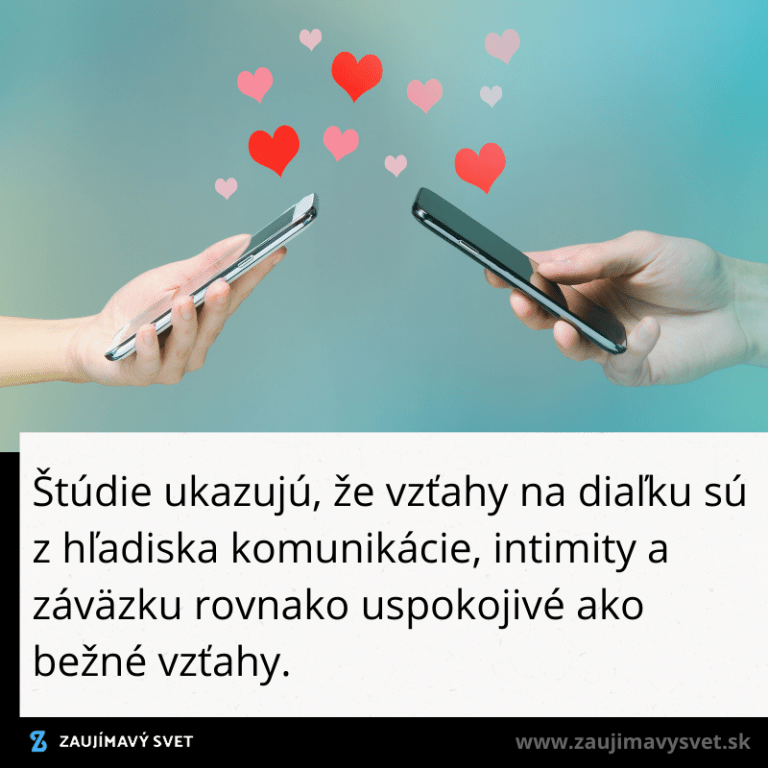 Sú vzťahy na diaľku náročnejšie? To nevieme ale toto o nich zatiaľ zistila štúdia