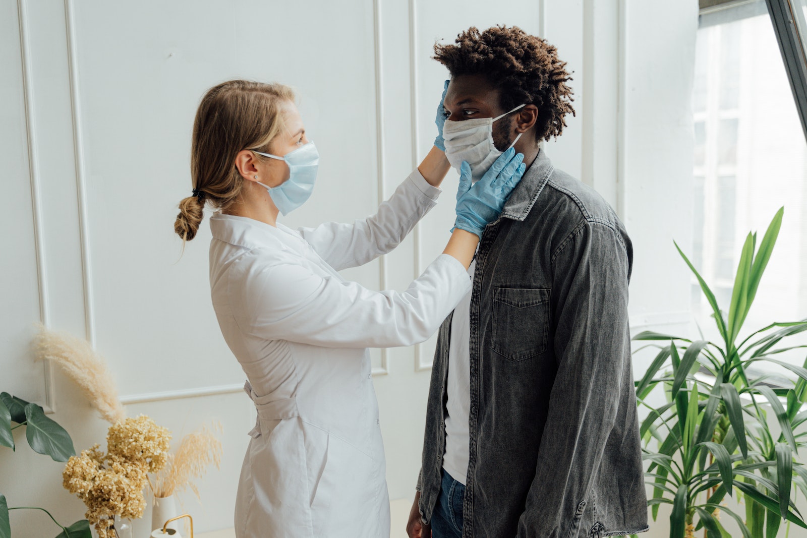 Doctor Checking Up a Man