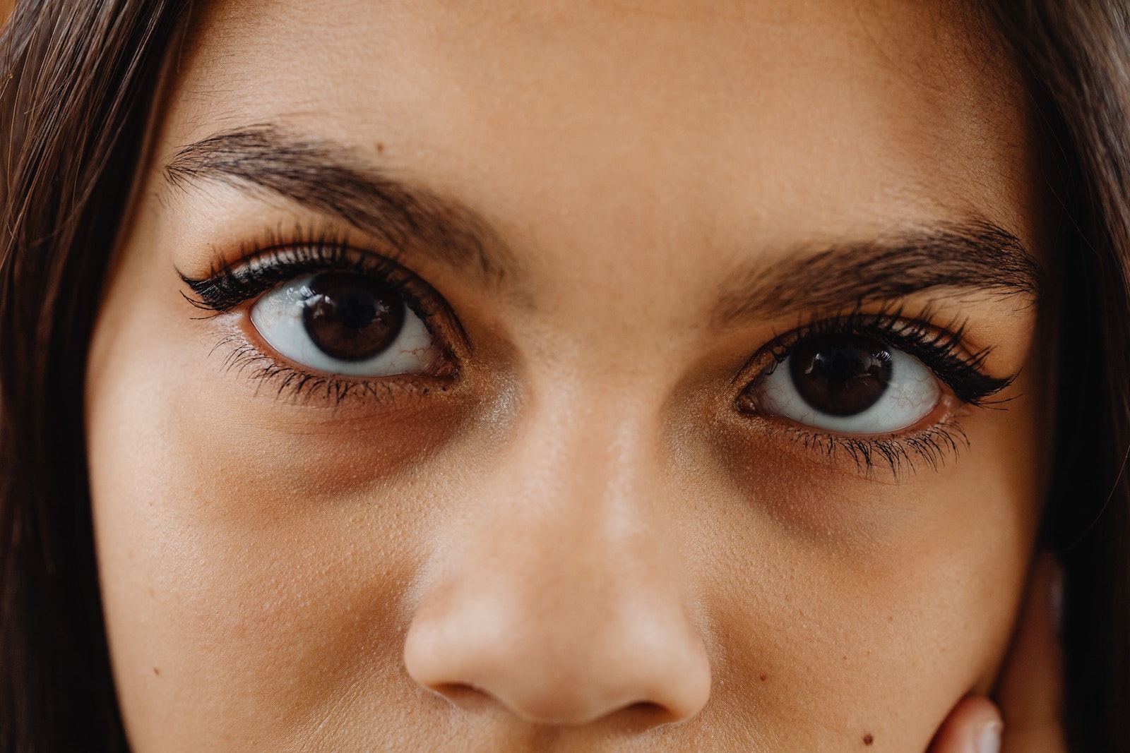 Eyes of Brunette Woman