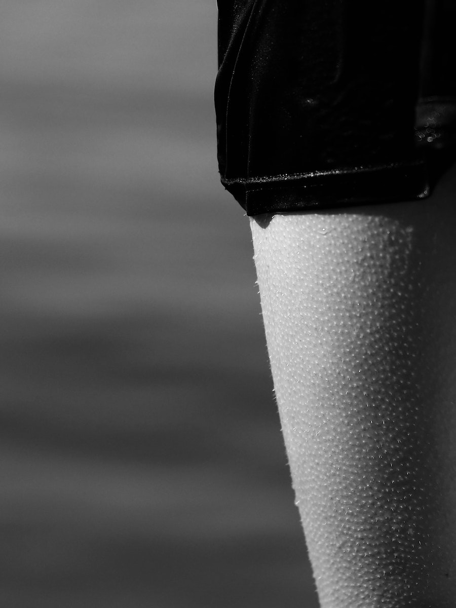 Wet Skin with Goosebumps