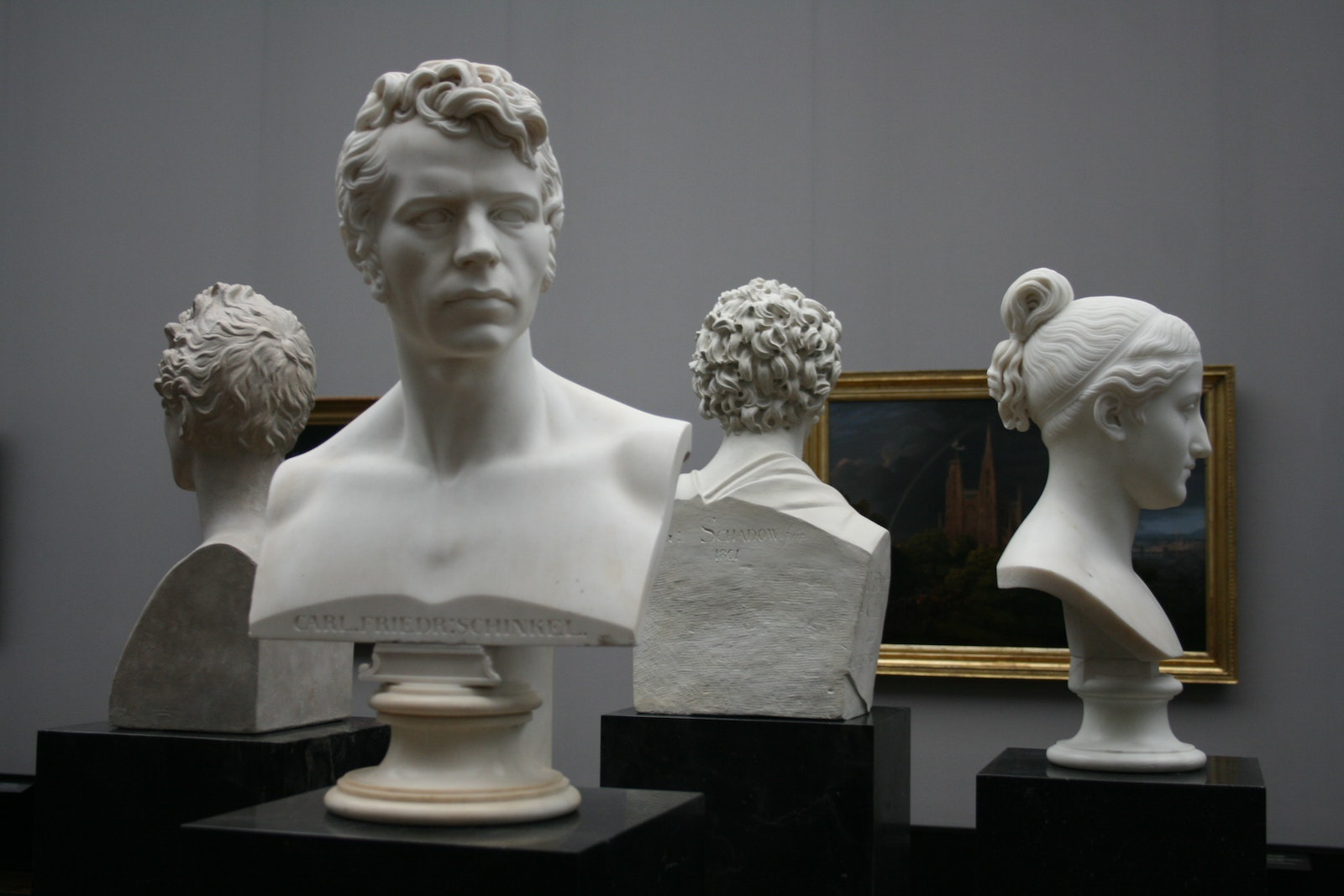 Men and Woman Head Busts