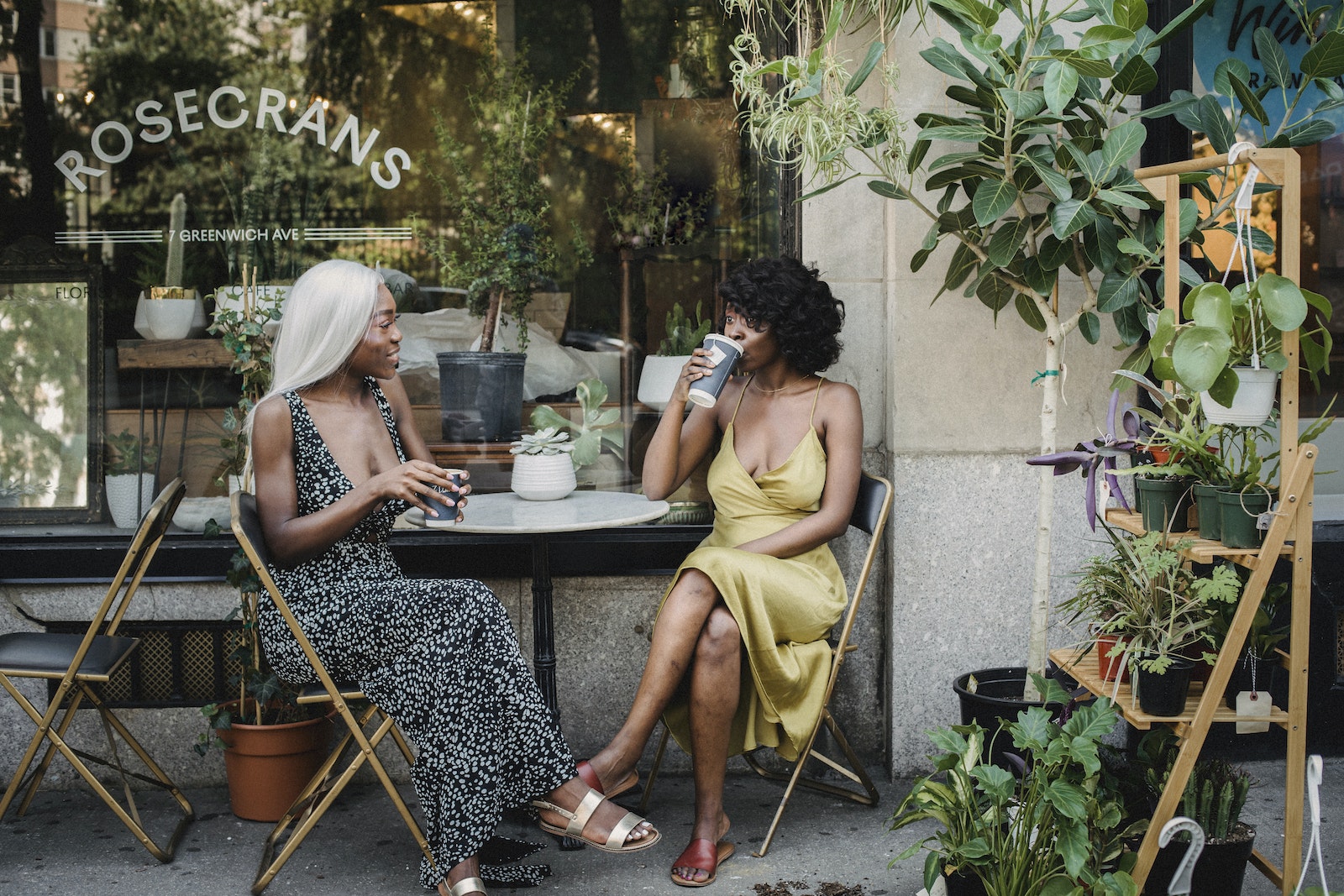 Women Having a Coffee at the Coffee Shop