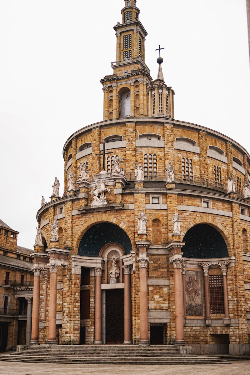Photo of a Church on the Campus of Universidad Laboral de Gijon in Spain