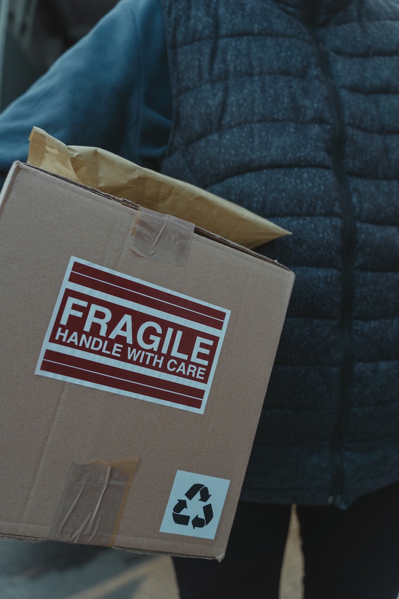 A Person Delivering a Package