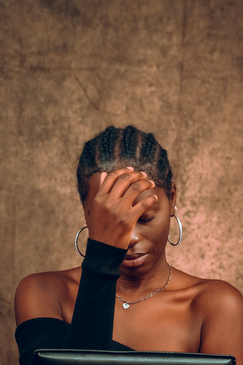 Woman Expressing Irritation