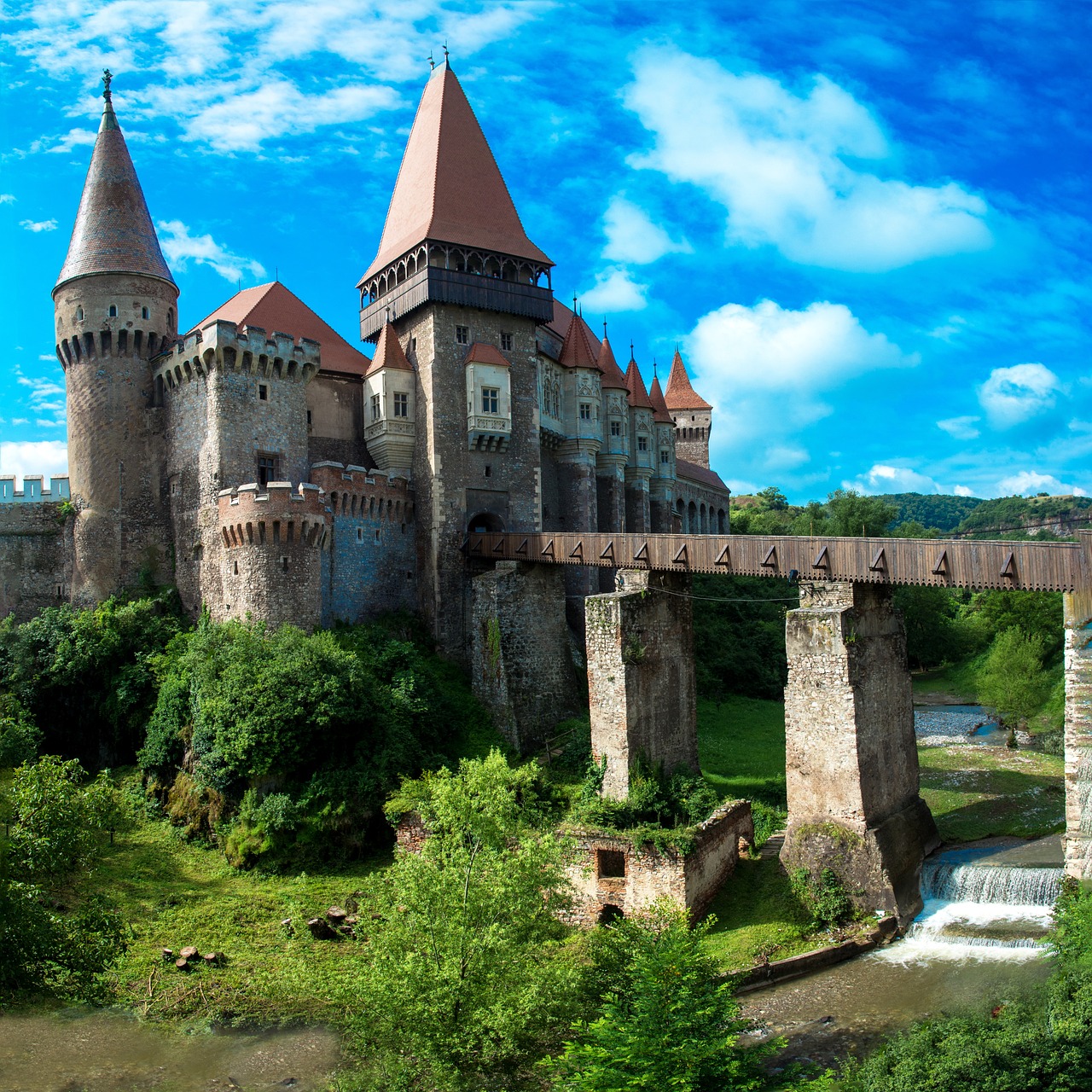 castles, castle iron market, romania