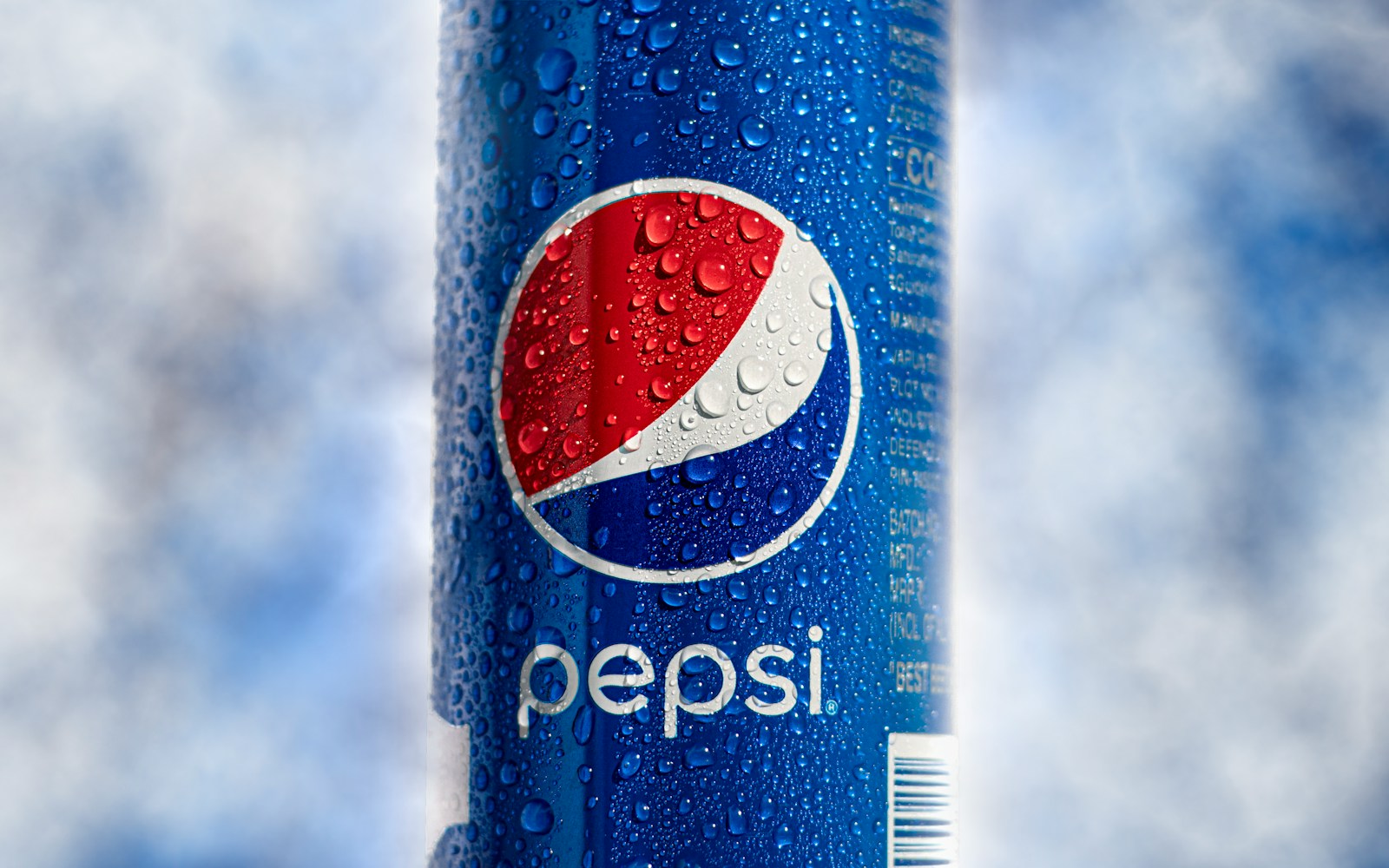 blue and red pepsi can