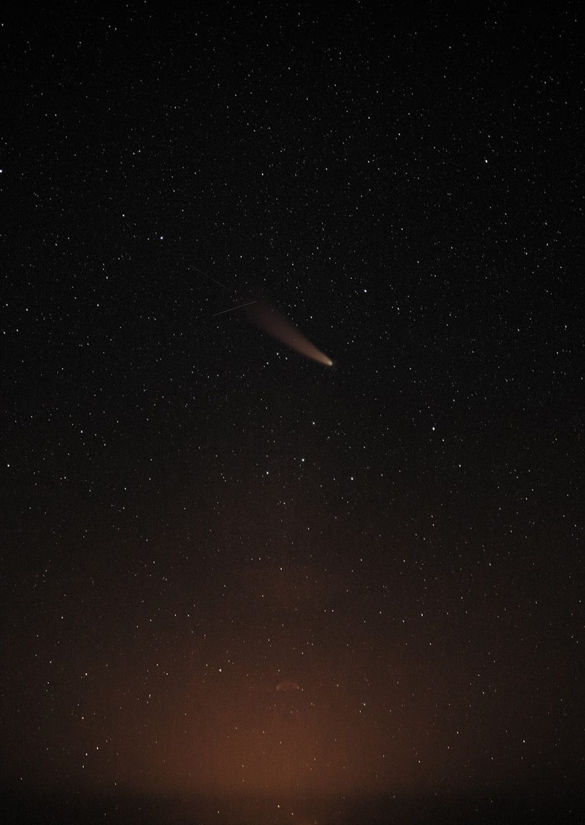 black and brown sky during night time