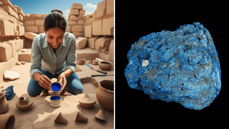 Archeológovia našli vzácny modrý pigment v ruinách Neronovho paláca