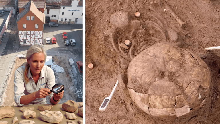 Archeológovia objavili stredoveký kostol pod parkoviskom v Nemecku