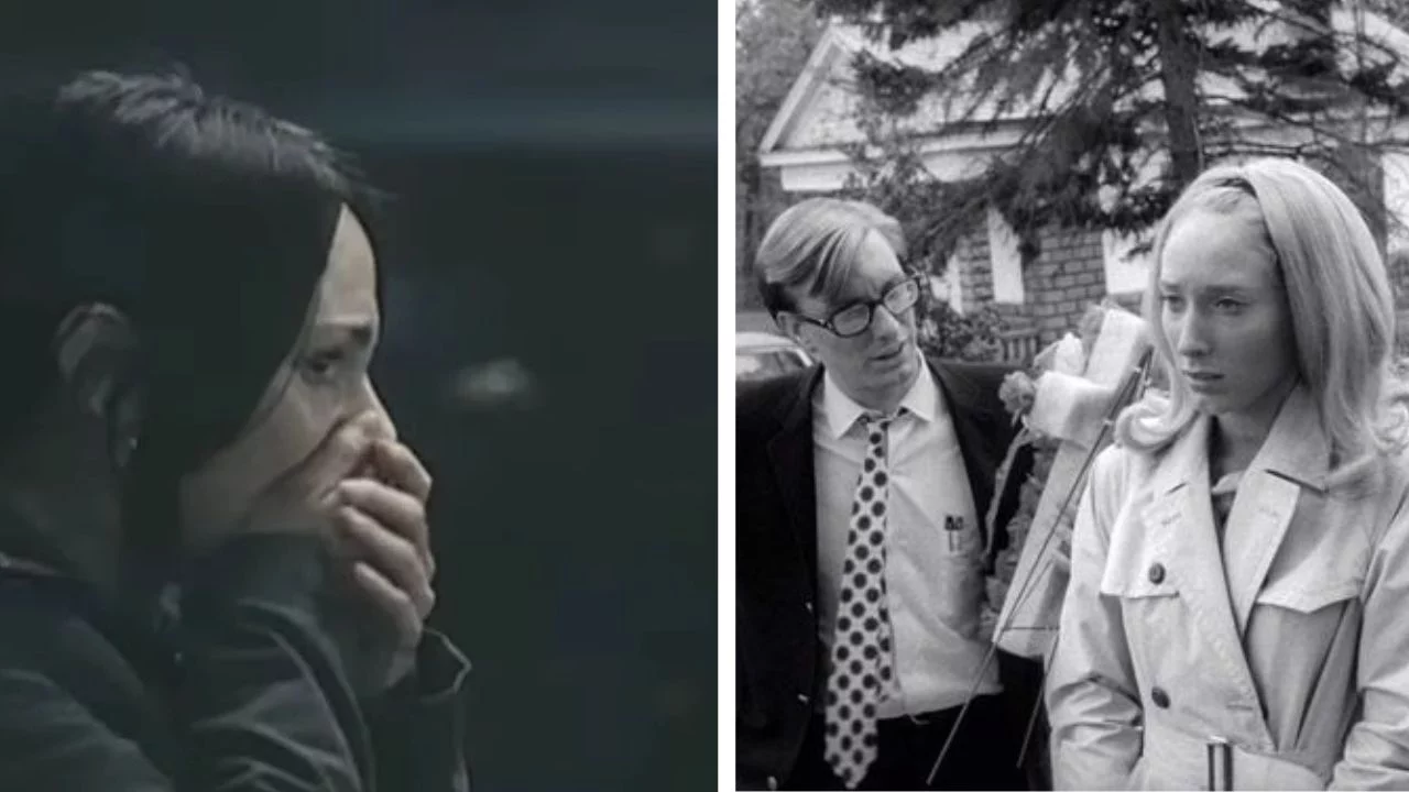Obrázok zachytáva emotívne momenty dvoch situácií, zvýrazňujúc emócie jednotlivcov vo výrazných okamihoch.